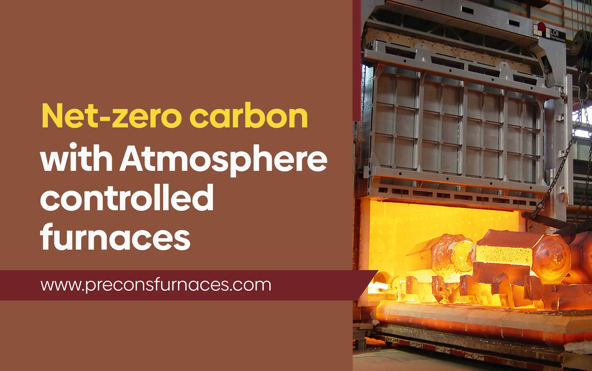 Zero carbon with atmosphere controlled furnaces