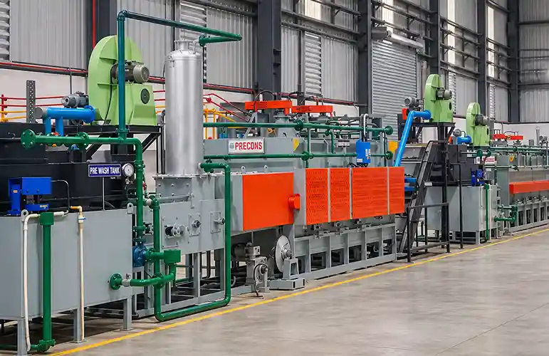 Continuous Hardening & Tempering Furnace